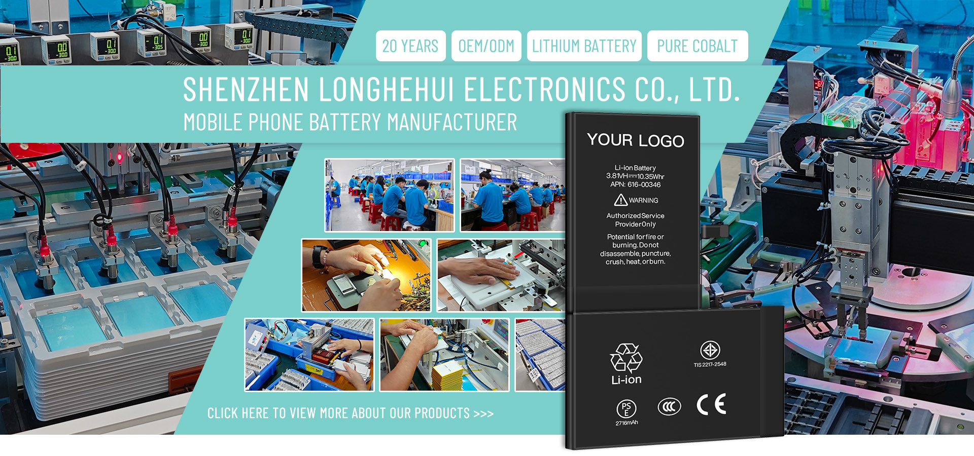quality Battery For iPhone factory