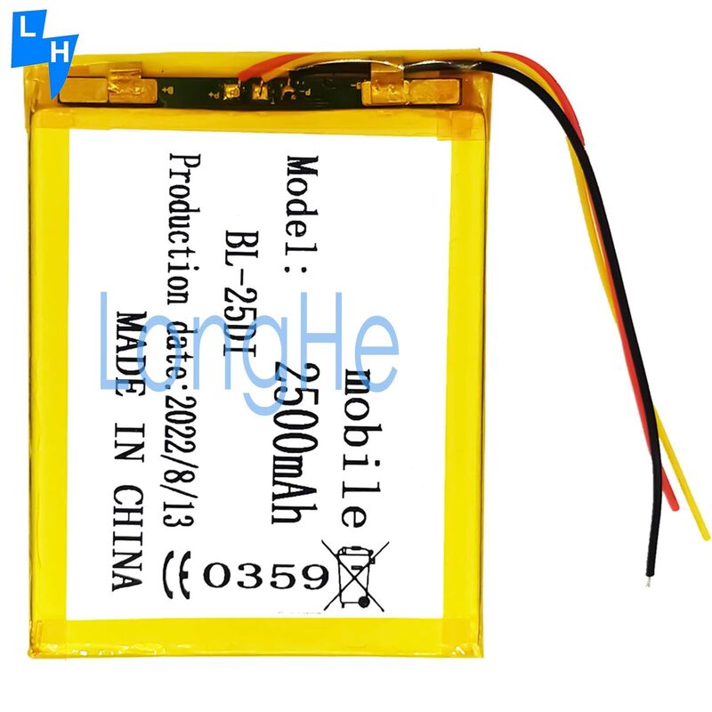 Tablet Battery Example Original BL-25DI High Capacity Mobile Phone Li-ion Battery for ITEL ...