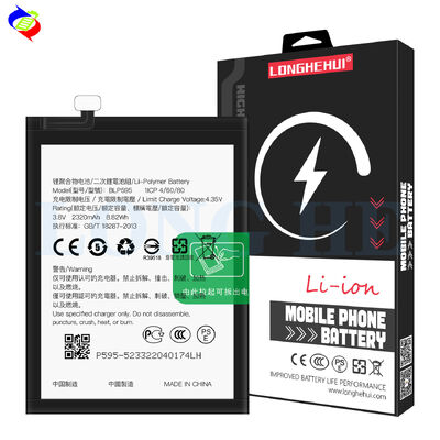 Popular OEM lithium battery 2320mah replaceable phone battery BLP595 for OPPO R7 R7 Lite