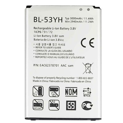 Original Replacement Battery BL-53YH for LG G3 VS985 F400 A and Compatibility Guaranteed