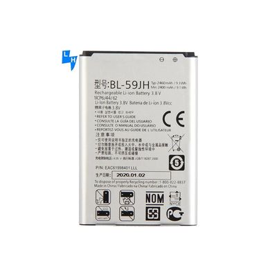 2460mAh BL-59JH Mobile Phone Battery for LG F5 Optimus F6 D505 D500 Optimus F3Q D520