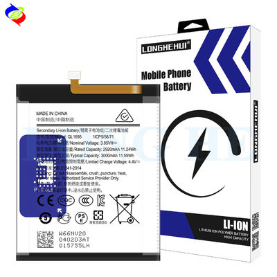 3000mAh 3.85V Rechargeable Li-ion Battery QL1695 for Samsung Galaxy A01 A015 in Black