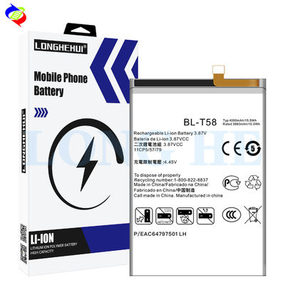 Double IC Protection 4000mah BL-T58 Mobile Phone Battery for LG Rechargeable Battery