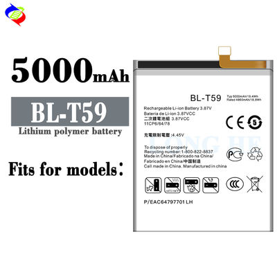 Ori 1 1 Battery Cell Direct Supply Rechargeable 4000mAh BL-T59 F100 Battery for LG Mobile Phone
