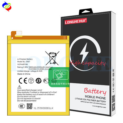 Double IC Protection BL-39BT 3900mAh Mobile Phone Battery for Tecno i5 Pro