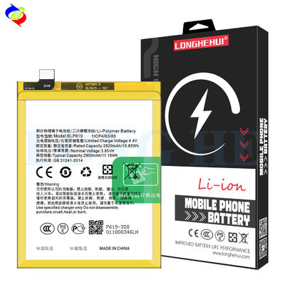 ODM/OEM BLP619 2900mAh Battery for Oppo A57 A57M A57S 100% Pure Cobalt Lithium