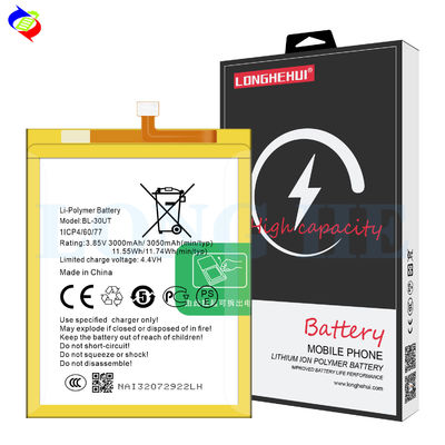 Tecno CA6 CM 3.85V Phone BL-30UT Battery 3050mAh Rechargeable Batteries with Coding