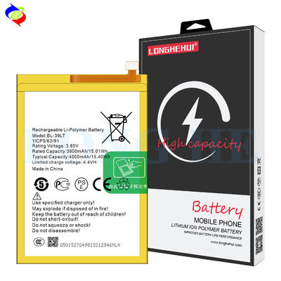 Mobile Phone System Model KCO/KC2 4000mAh BL-39LT KC8 Yellow Battery for Tecno Spark 4