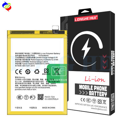 High Capacity 3200mAh BLP643 Mobile Phone Battery for OPPO R11S White Rechargeable Batteries