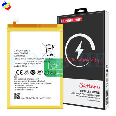 Yellow Double IC Protection BL-49DT 5000mAh LB7 Battery for Tecno Pouvoir 3 Mobile Phone
