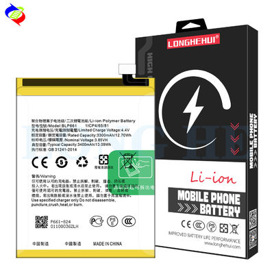 Double IC Protection 3400mAh BLP661 A3 Battery for OPPO A3 A3m F7 CPH1821 Mobile Phone