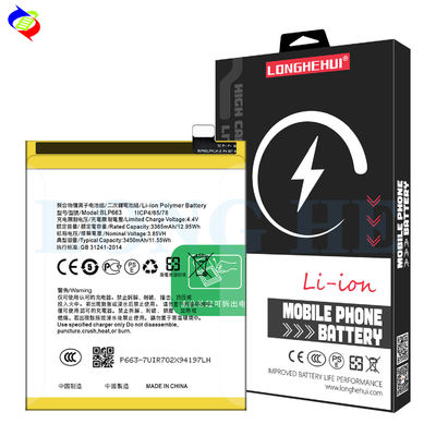 OPPO R15 Battery 3450mAh BLP663 R15 Mobile Phone Battery Black Rechargeable Batteries