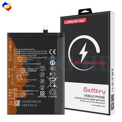 Dual IC Protection 5000mAh 4.35V Lithium Ion Polymer Battery HB496493EGW for Huawei Mobile Phones