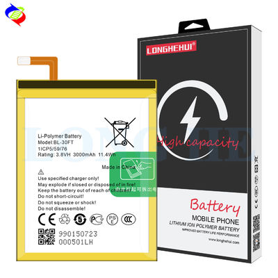 OEM/ODM 3.8V 3000mAh Built-in Battery for Tecno Phantom 5 A5 BL-30FT Mobile Phone