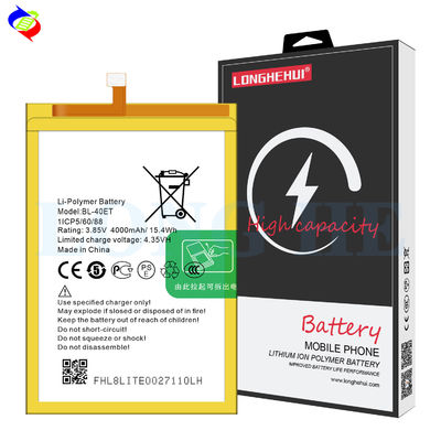 4000mAh BL-40ET Battery The Perfect Replacement for Tecno L8 Lite Mobile Phone Models