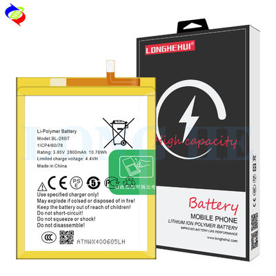 2800mAh BL-28BT WX4 Pro Mobile Phone Battery for Tecno WX4 Battery OEM
