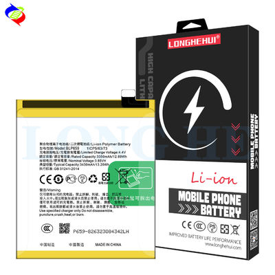 ODM/OEM BLP659 3430MAH Li-ion Polyer Rechargeable Battery for Oppo R15 Pro