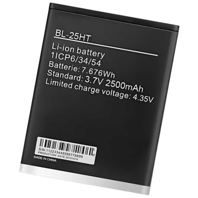 Double IC Protection Battery BL-25HT 2500mAh for Tecno Camon C7 Mobile Phone High Capacity