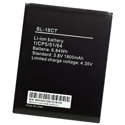 1800mAh 4.35V BL-18CT Li-ion Polymer Battery for Tecno Y3 Y4 R5 Mobile Phone MOQ