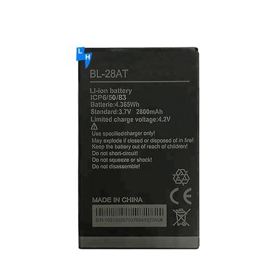 ODM BL-28AT 2800mAh Y3 Plus Mobile phone Battery for Tecno Camon Y2 battery