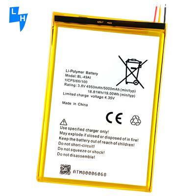 Stock BL-49AI 4950mAh Mobile Phone Batteries for itel 1556 Battery