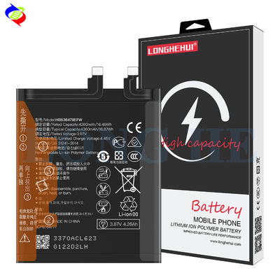 Black HB536479EFW Rechargeable Cellphone Battery for Huawei P50 Pro 3.87V 4360mAh