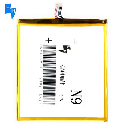 High Capacity Yellow Polymer Lithium Battery BL-N9 for Tecno N9 Mobile Phone 4500mAh 3.7V