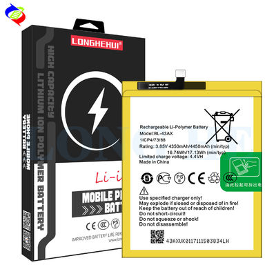 OEM/ODM BL-43AX 4450mAh X603 Mobile phone battery for infinix Zero5