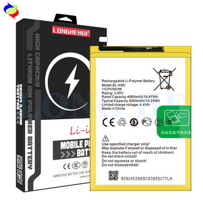 BL-49Ei Li-ploymer Battery for Itel P33 Plus P33 P46 3.85V 5000mAh Stable Performance