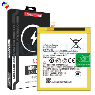 2500mAh-3200mAh BL-32AX X555 Mobile Phone Models for Infinix Zero4 LiFePO4 Battery