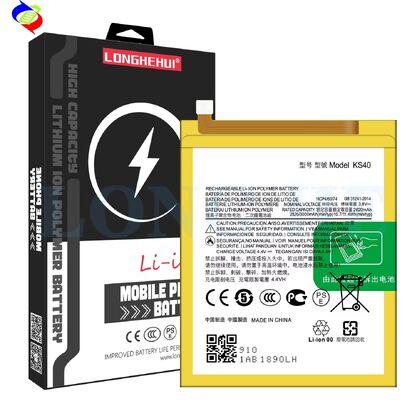 KS40 3000mAh 4.4V Polymer Lithium Battery Perfect for MOTO E6 Play US XT2029 XT2029-1