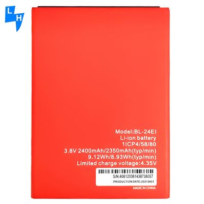 Black BL-24EI 2400mAh Li-Ion Mobile Phone Battery for Itel A46 A44 S13 IT1508 Batteira