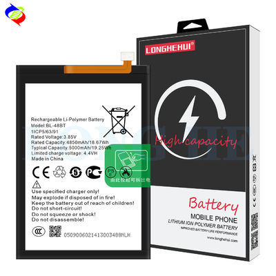BL-48BT OEM ODM Mobile Phone Battery for Tecno 5000mAh Condition 100% Compatible