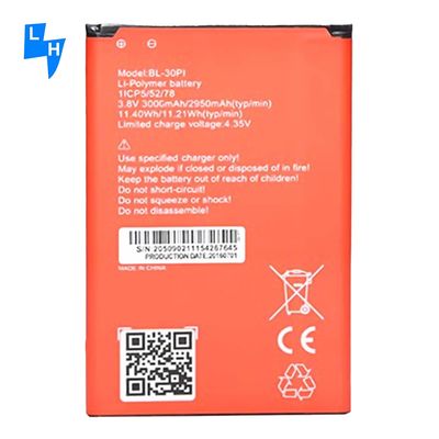 BL-30PI 3000mAh OEM Li-ion Mobile Phone Battery for Itel 1408 Batteira