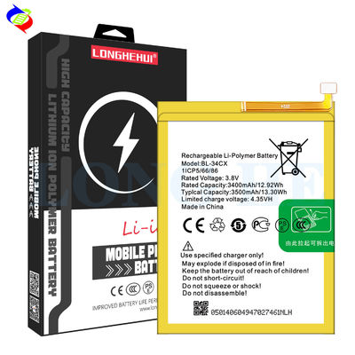 Coding BL-34CX 3500mAh S4 Mobile Phone Battery for Infinix X626 Rechargeable Batteries