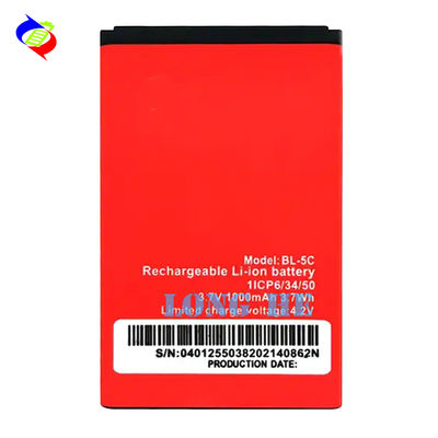 BL-5C 1000mAh Battery with Dual IC Protection and Advanced Lithium Polymer Technology