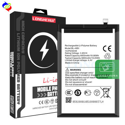 Mobile Phone Battery For Itel BL-49SI P55 5G With 5000mAh Capacity And 500PCS MOQ