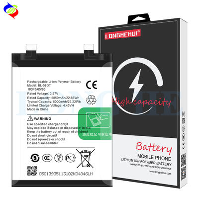 BL-58DT 4.45V 6000mAh Genuine Capacity Lithium Polymer Battery for Tecno Pova 4 Pro