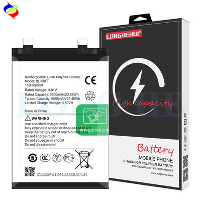 BL-58FT 3.91V 6000mAh Mobile Phone Battery For Tecno Original Lithium-ion Batteries