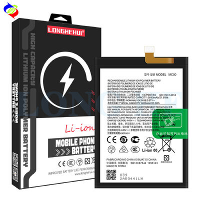 Black MC50 Mobile Phone Battery For Motorola Moto G9 Power Batteries