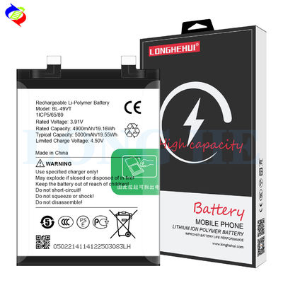 100% Compatible Mobile version name For Tecno BL-49VT Cell Phone Battery 3.91V 5000mAh