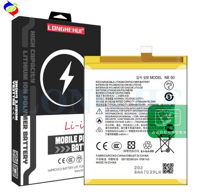 5000mAh Replaceable and Rechargeable Batteries NE50 For Moto G52 G72 G82 XT2221 White 4.4V