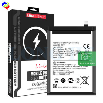 100% Compatible BL-49XX 3.91V 5000mAh Mobile Phone Battery For Infinix Note 40 X6853