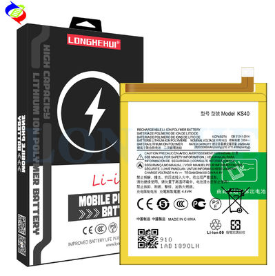 3000mAh Capacity White Polymer Lithium Battery KS40right for Moto E6 Play EU XT2029 XT2029-1 Handset