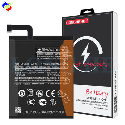 ODM/OEM Compatible For Xiaomi 3350mAh BM39 Replacement Battery for MI6 Mi 6
