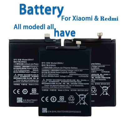 Rechargeable Mobile Phone Battery for Xiaomi Mi 3 4 5 6 4i 4C 5s 5s Plus Mi 4s 5 Pro