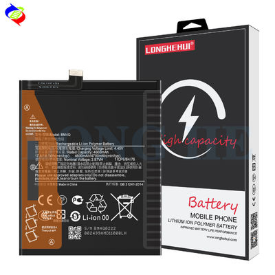 Double IC Protection Rechargeable Lithium-ion Polymer Battery BM4Q for Redmi K30 Pro 4700mAh 3.87V
