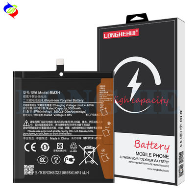 ODM BM3H Mobile Phone Battery For Xiaomi Mi Battery 3100mAh OEM