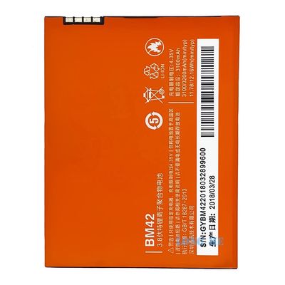 Redmi Note 2014712 BM42 Replacement Battery with Double IC Protection and 3200mAh