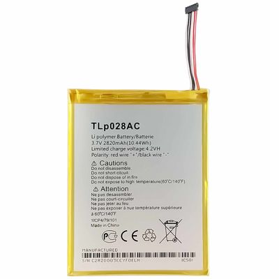Double IC Protection Rechargeable Batteries for Alcatel 1216X PIXI7 1215 2820mAh